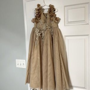 Trish Scully Gold Dress